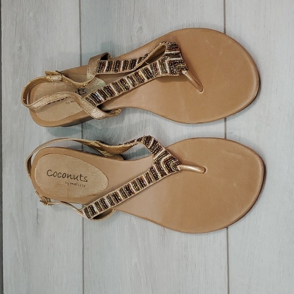 Coconuts By Matisse Marisa Women Ankle Heels Sandals Thin shoes sz 10 - Picture 4 of 12